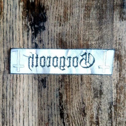  gorgoroth  -  band strip logo patch 