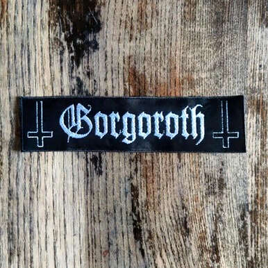  gorgoroth  -  band strip logo patch 