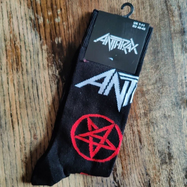  Anthrax  -  pentathrax official ankle socks unisex 