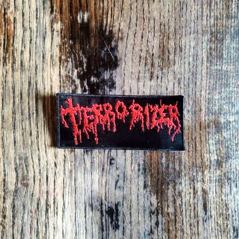 terrorizer Red logo patch