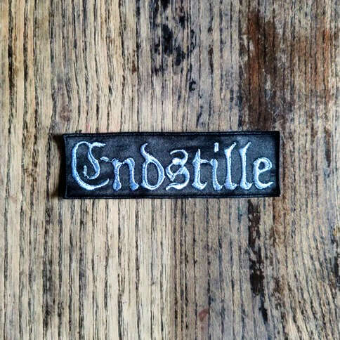 endstille White logo patch