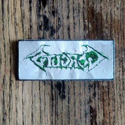  gorguts  -  green logo patch 