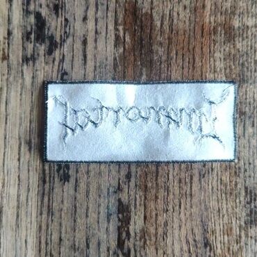  immortal  -  white logo patch 