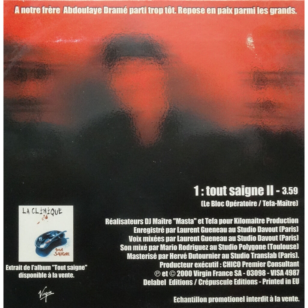  La Clinique  -  tout saigne ii 