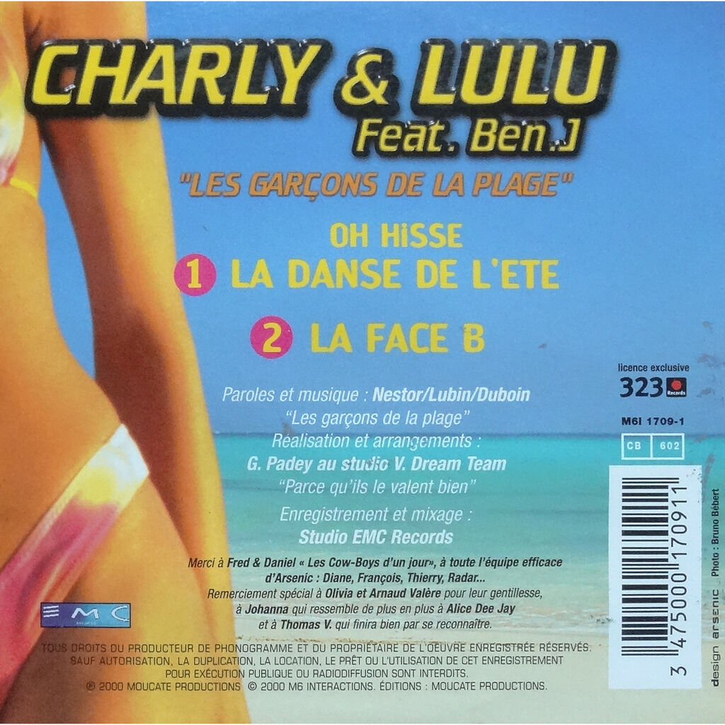  CHARLY & LULU FEAT. BEN.J  -  oh hisse la danse de l'eté 