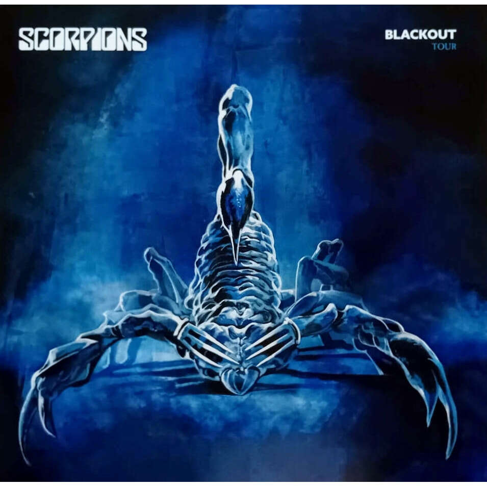  Scorpions  -  blackout tour -black vinyl 
