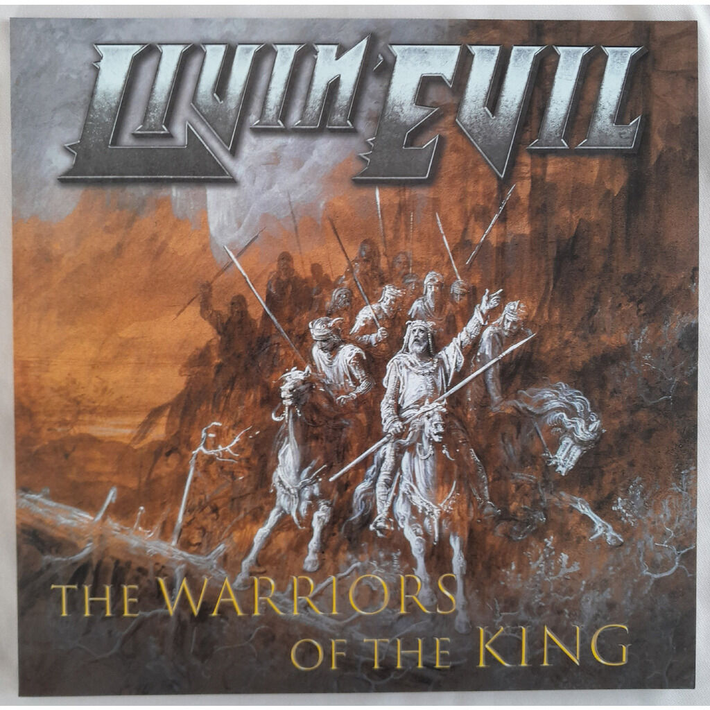 Livin'Evil  -  the warriors of the king -gold vinyl 