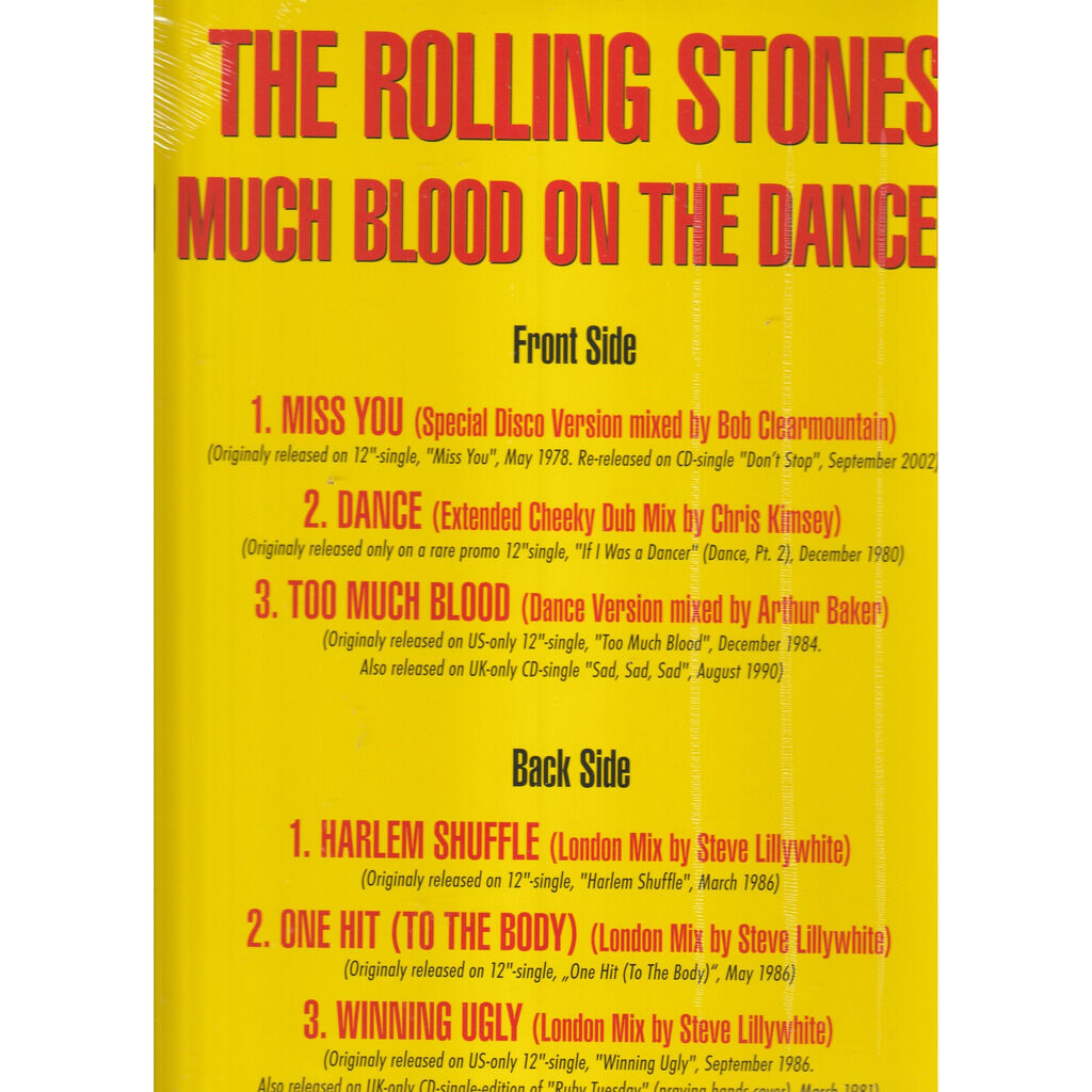  the rolling stones  -  too much blood on the dancefloor 