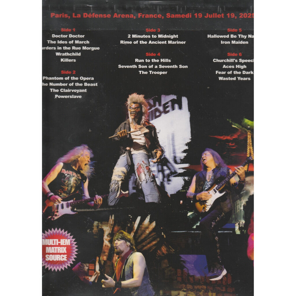  iron maiden  -  run for your lives paris 2025 