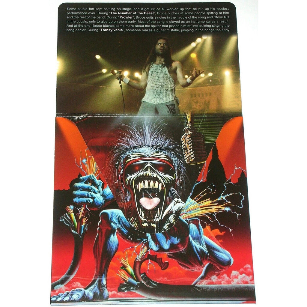  Iron Maiden  -  the real worst one -crystal green / crystal blue vinyl 