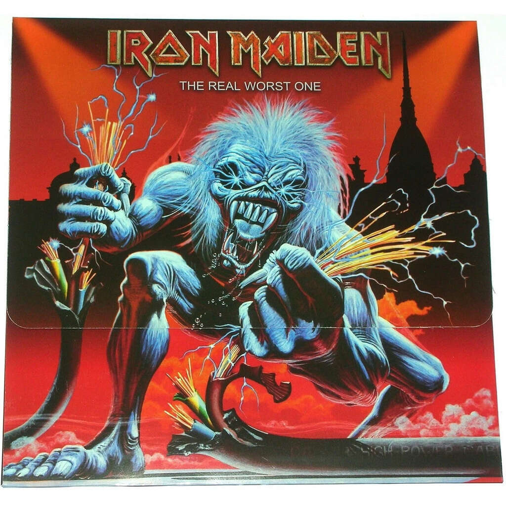 Iron Maiden monsters of rock 1992 in italy -red vinyl , LP x 2 for