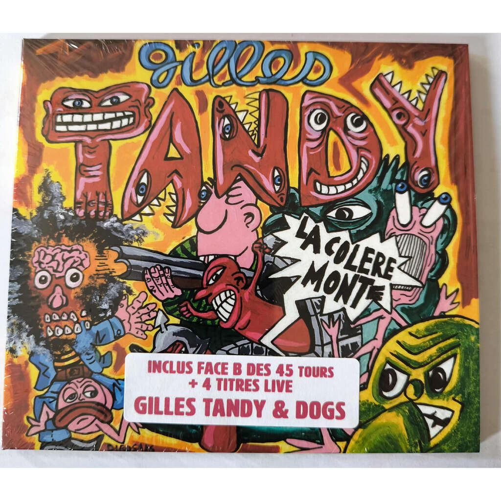 SMAP Records : gilles tandy la colère monte - CD