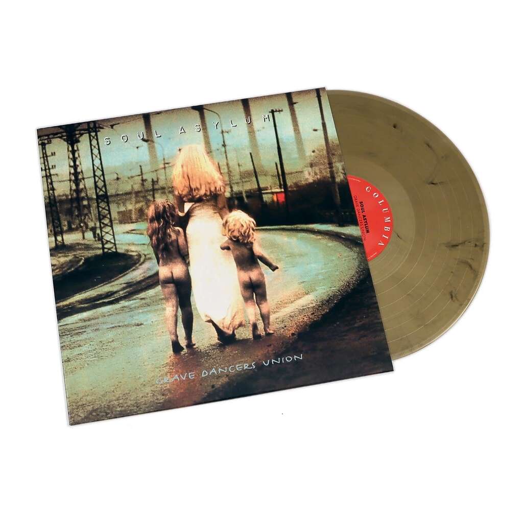  Soul Asylum  -  grave dancers union -black & gold marbled 