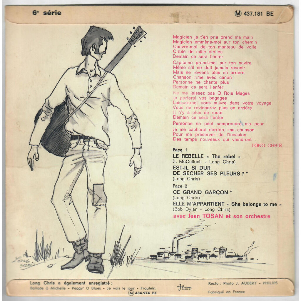  Long Chris  -  le rebelle 