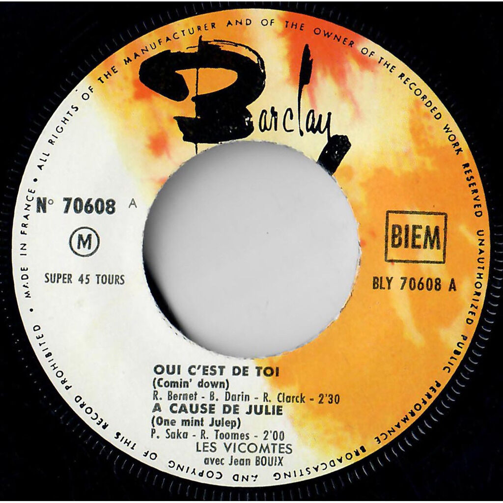  Les Vicomtes (2) Avec Jean Bouix  -  oui c'est toi 