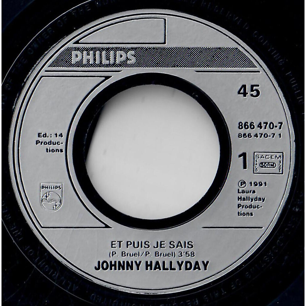  Johnny Hallyday  -  et puis je sais 