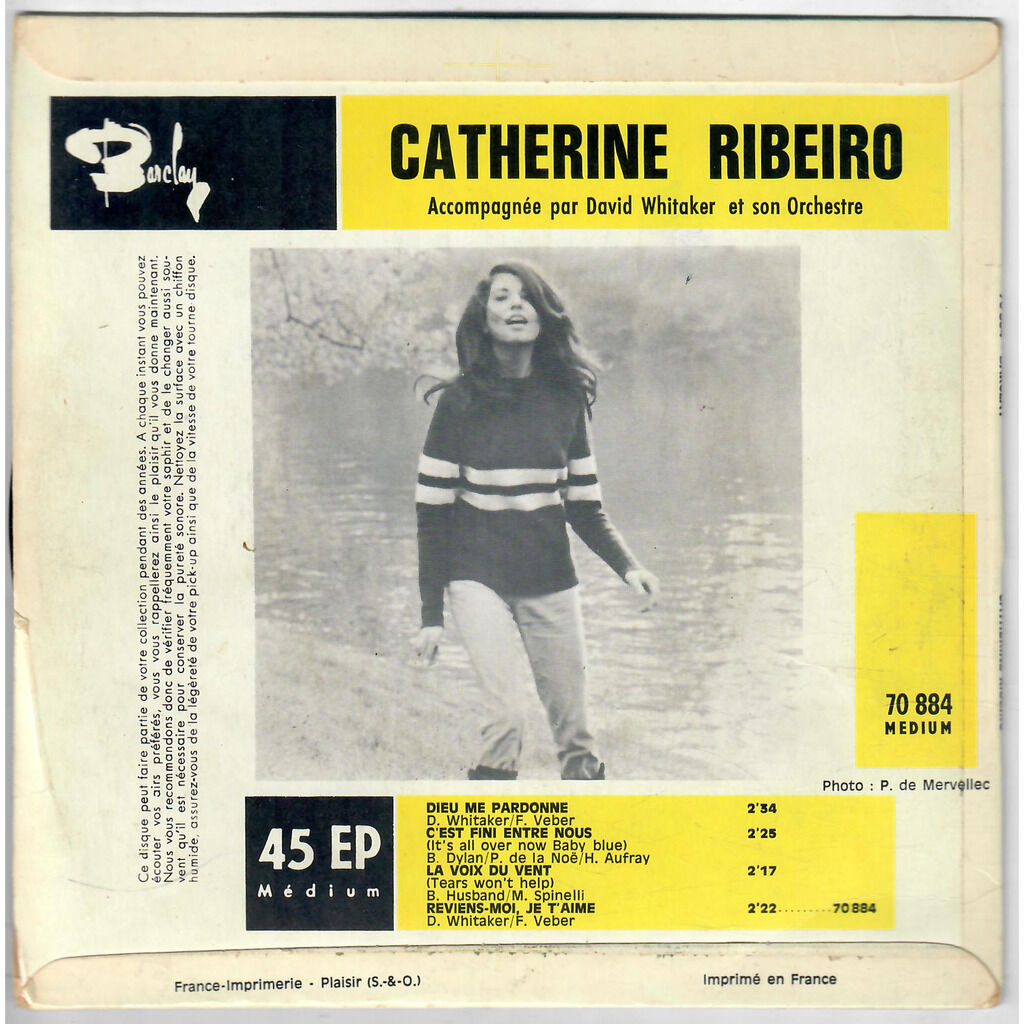  Catherine Ribeiro  -  dieu me pardonne 