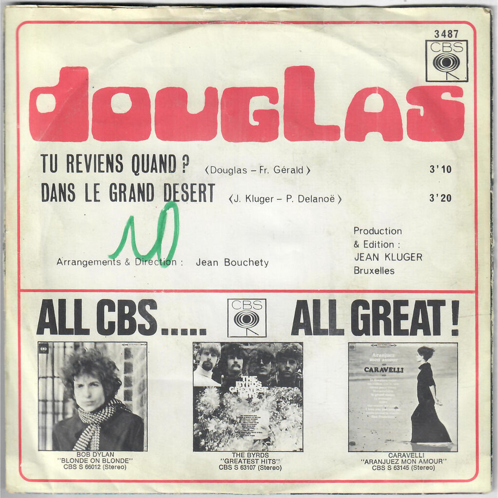  Douglas (17)  -  tu reviens quand ? / dans le grand désert 
