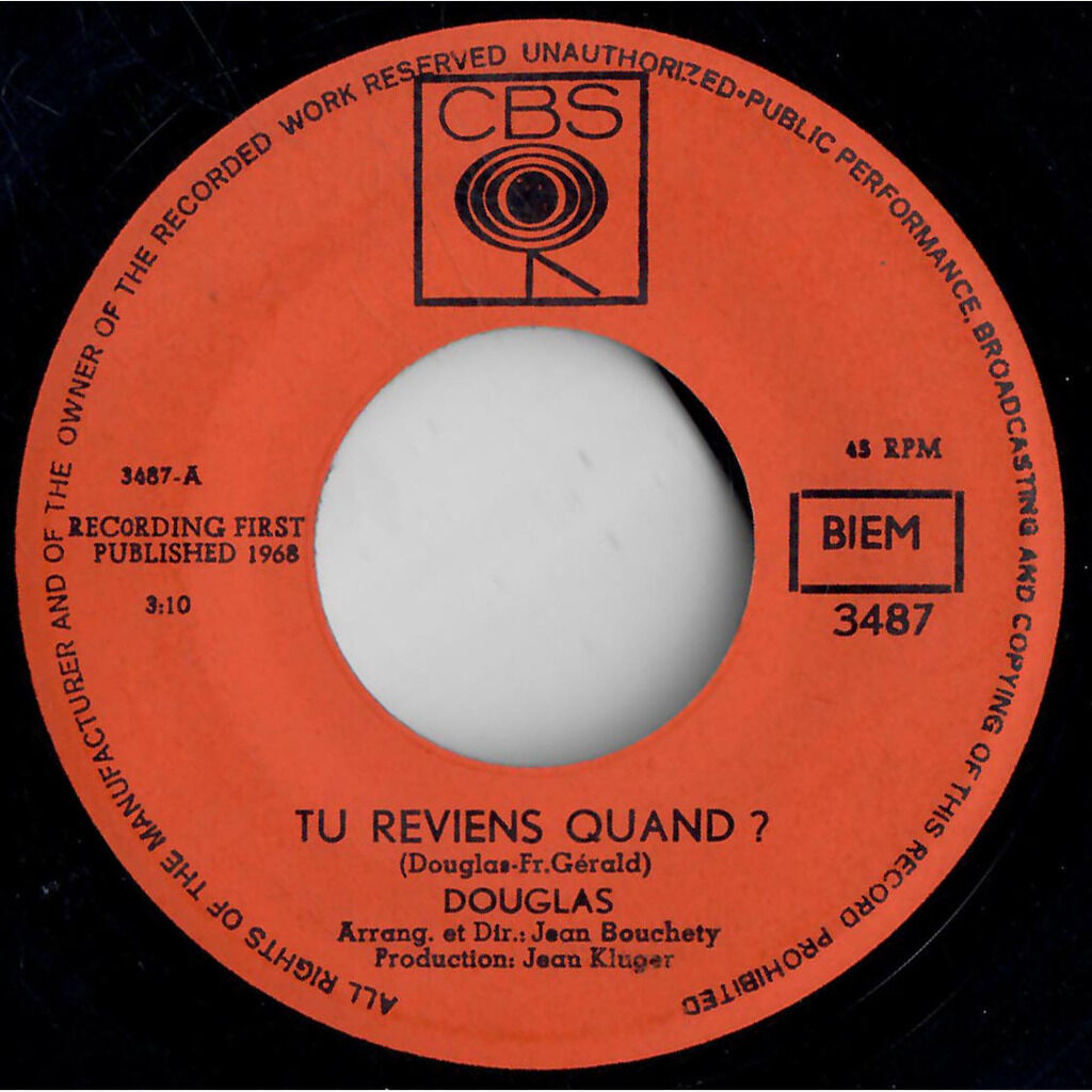  Douglas (17)  -  tu reviens quand ? / dans le grand désert 