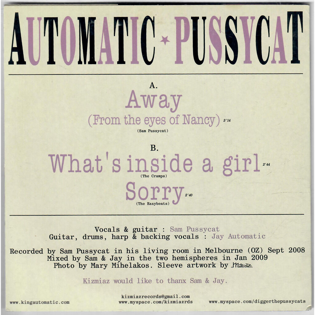  Automatic Pussycat  -  away (from the eyes of nancy) 