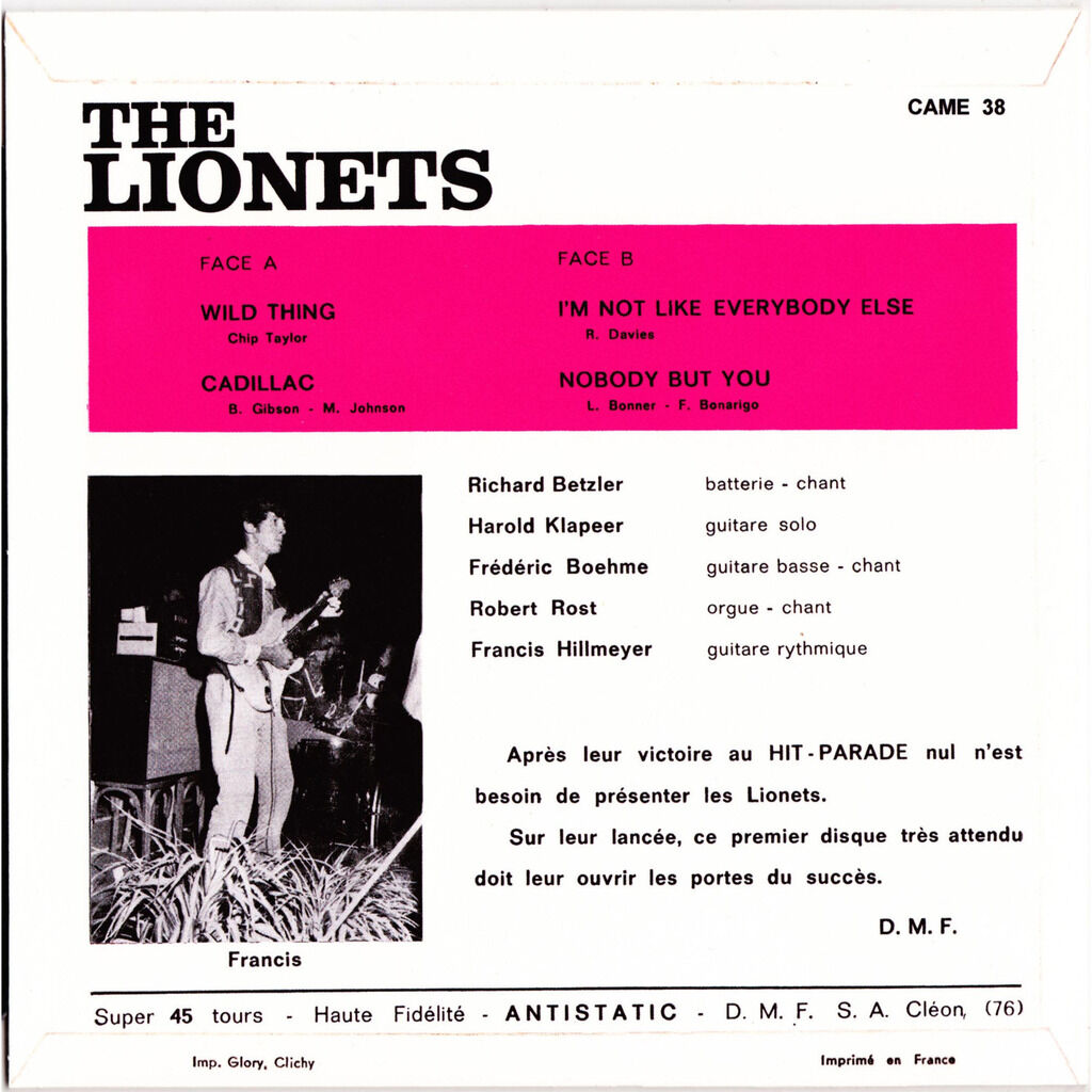  Les Lionets  -  wild thing 