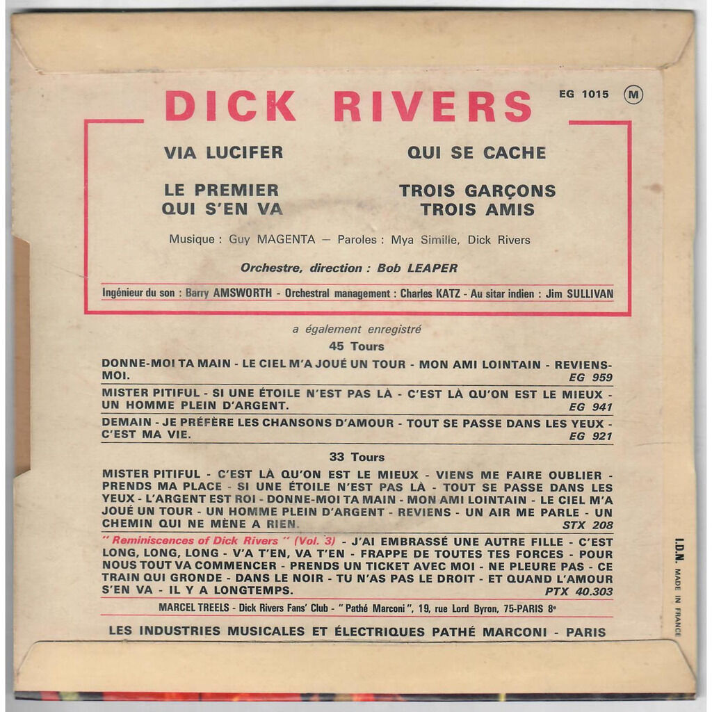  Dick Rivers  -  via lucifer 