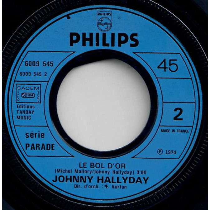  Johnny Hallyday  -  johnny rider / le bol d'or 
