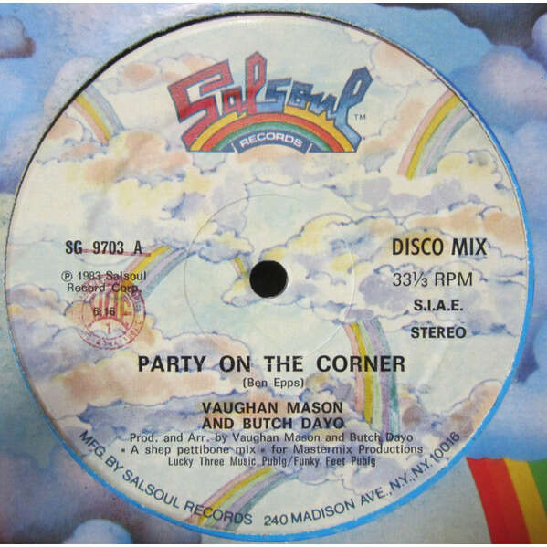  Party on the corner ( SEALED ORIGINAL ) ( Vocal + Dub Version ) 