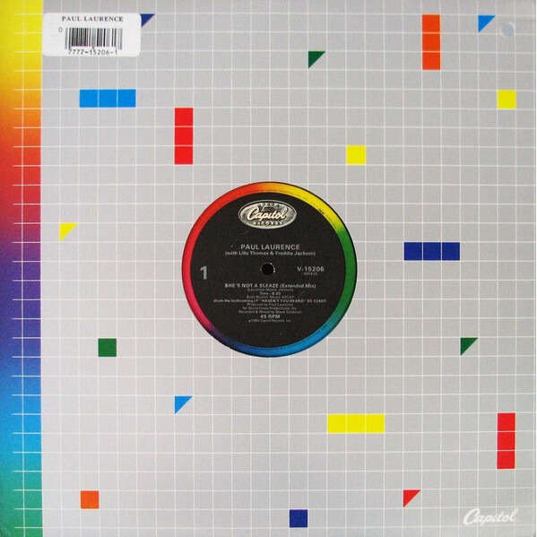  PAUL LAURENCE  -  she's not a sleaze (ext version ) (sealed original ) 