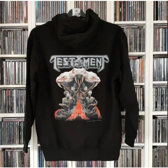  testament  -  brotherhood (m size) official hoodie with zip 2016 