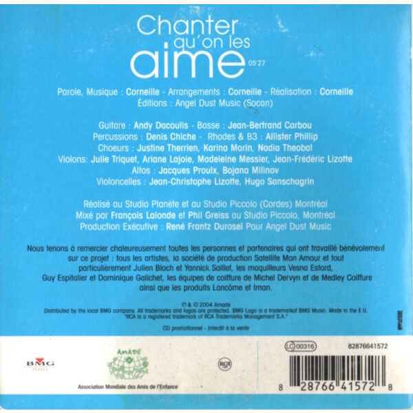  Amade  -  chanter qu'on les aime 