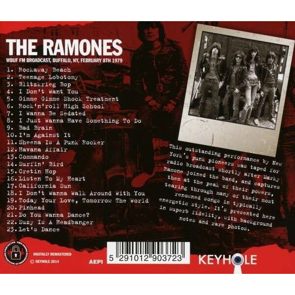  RAMONES  -  wbuf fm brodcast, buffalo, ny, february 8th 1979 