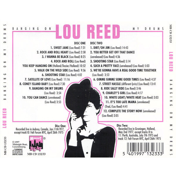  LOU REED  -  banging on my drums 