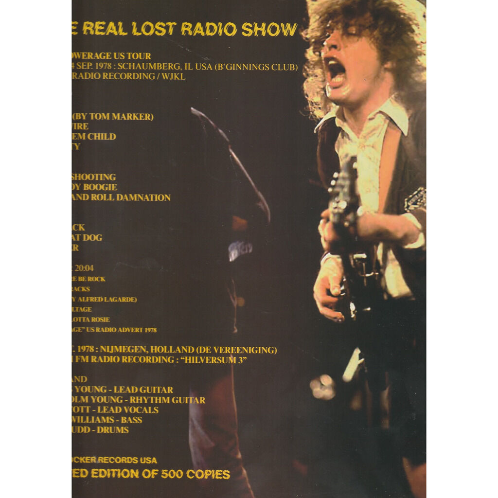  acdc ac dc  -  the real lost radio show 1978 