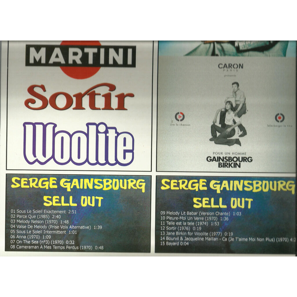  serge gainsbourg  -  sell out 