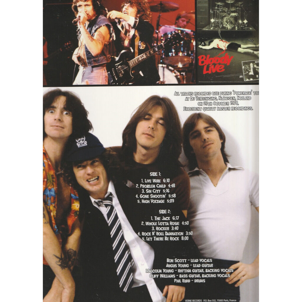  acdc ac dc  -  live in nijmegen holland 1978 