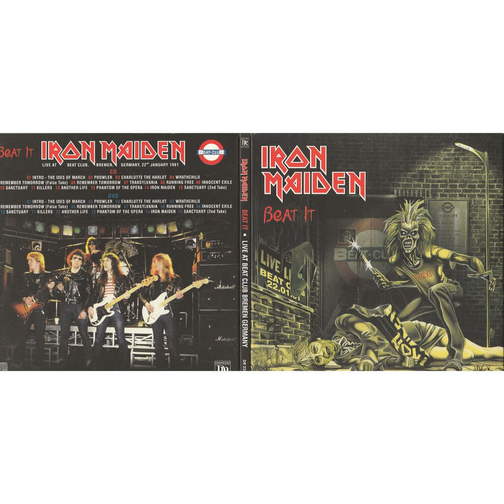  iron maiden  -  beat it bremen germany 1981 