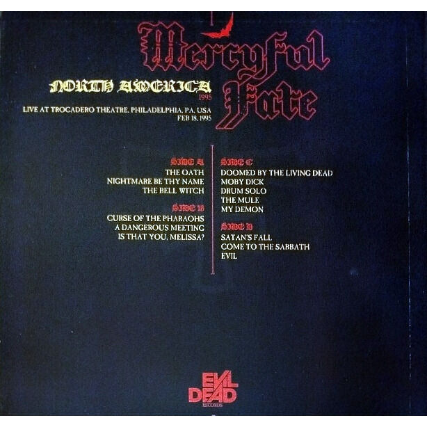  Mercyful Fate  -  north america 1995 -red vinyls 