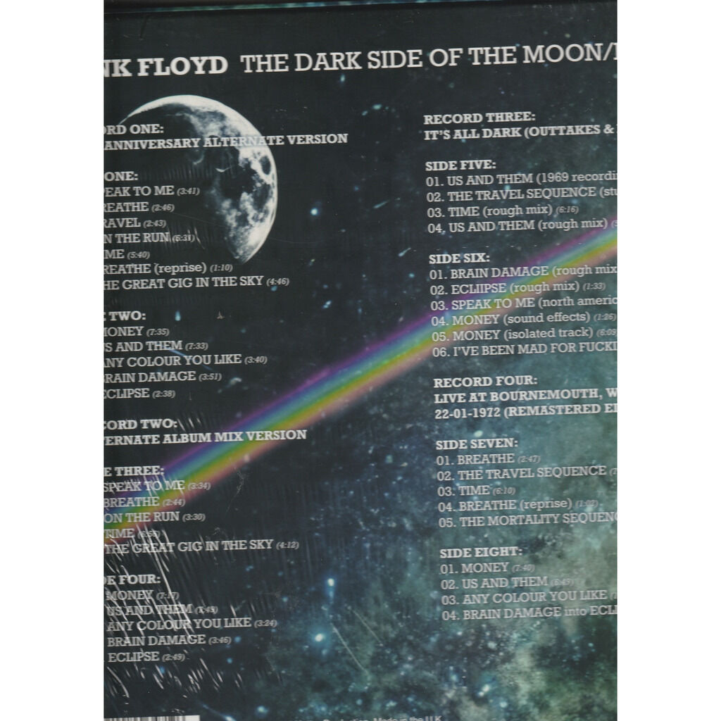  pink floyd  -  the dark side of the moon remade box 