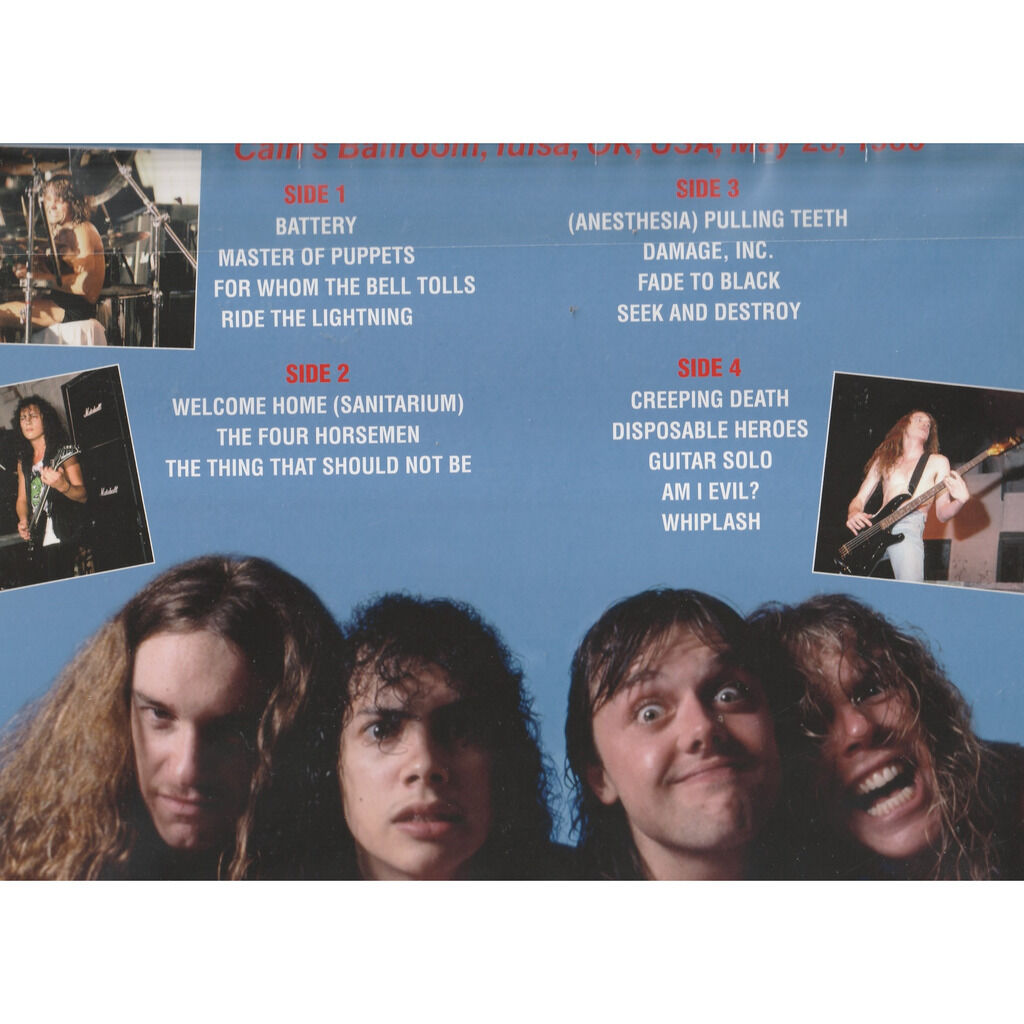  metallica  -  welcome to where time stands still usa 1986 