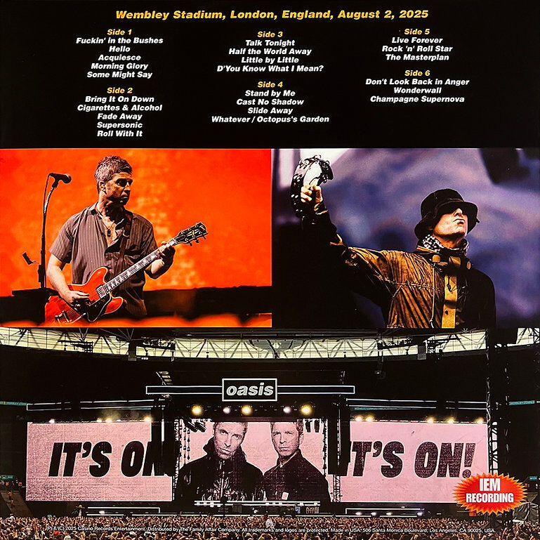  Oasis  -  this is not a drill -crystal vinyls 