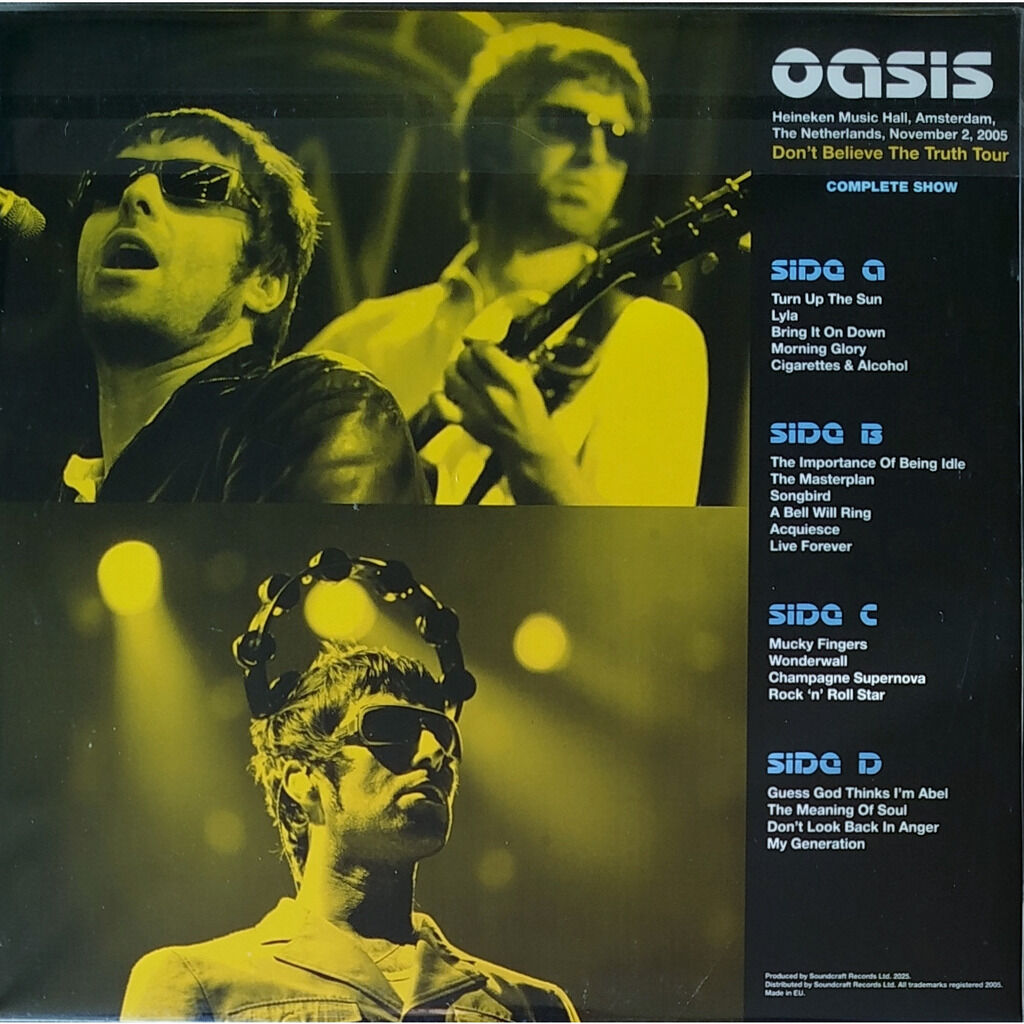 Oasis  -  let there be love -yellow vinyls 