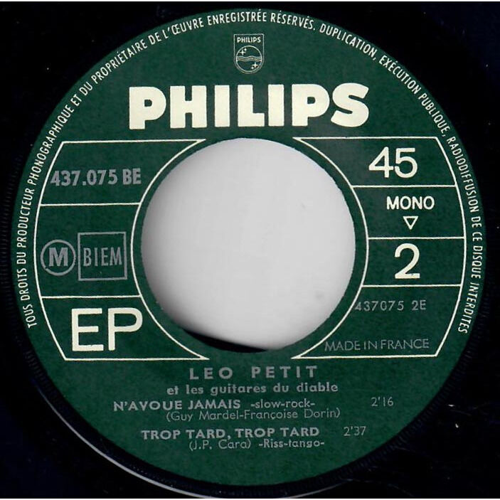  Léo Petit Et Les Guitares Du Diable  -  les choses de la maison 