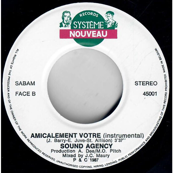  Sound Agency  -  amicalement vôtre 