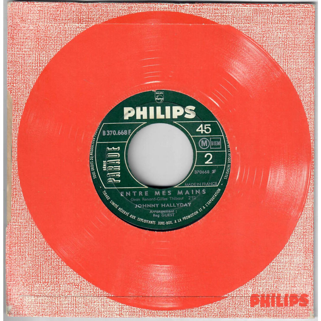  Johnny Hallyday  -  jeune homme / entre mes mains 