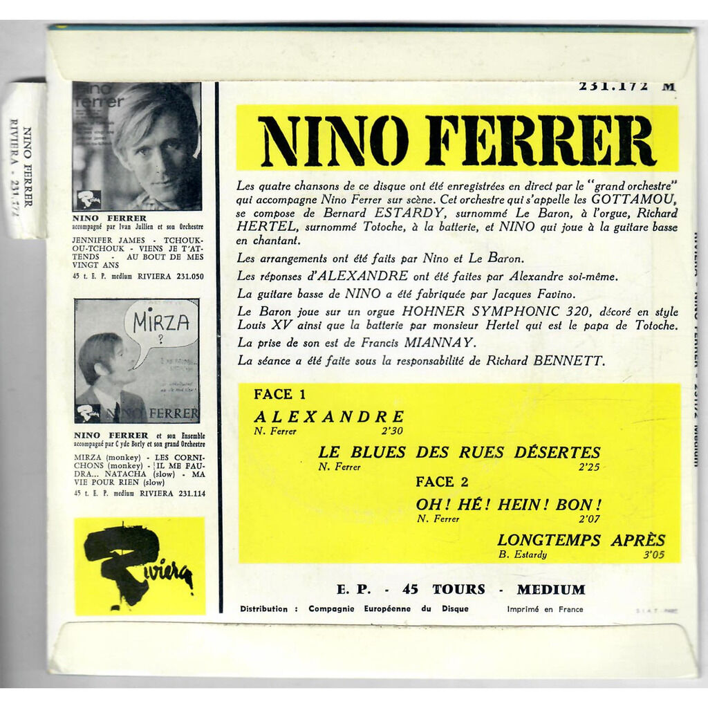  Nino Ferrer  -  alexandre 