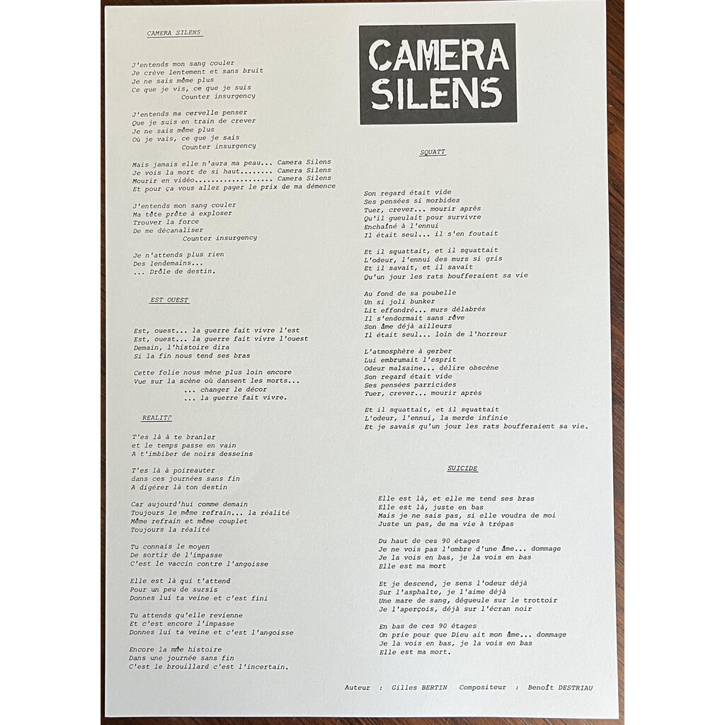  Camera Silens  -  réalité 