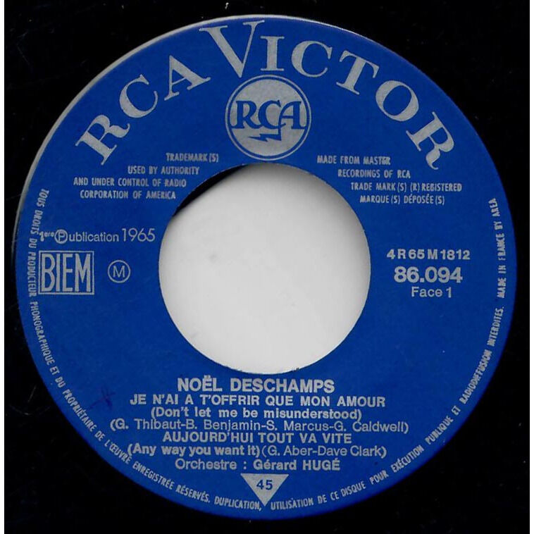  Noel Deschamps  -  je n'ai à t'offrir que mon amour 