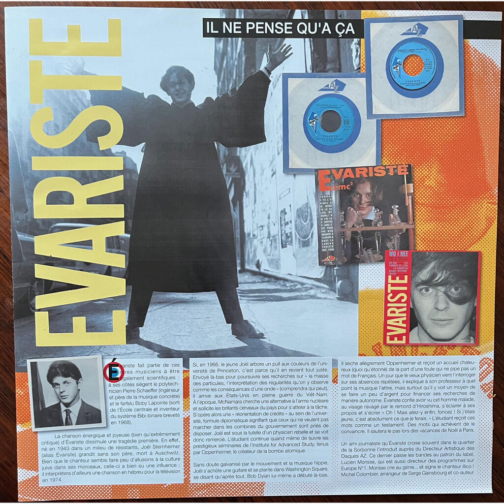  Evariste  -  il ne pense qu'à ça (1967-1970) 