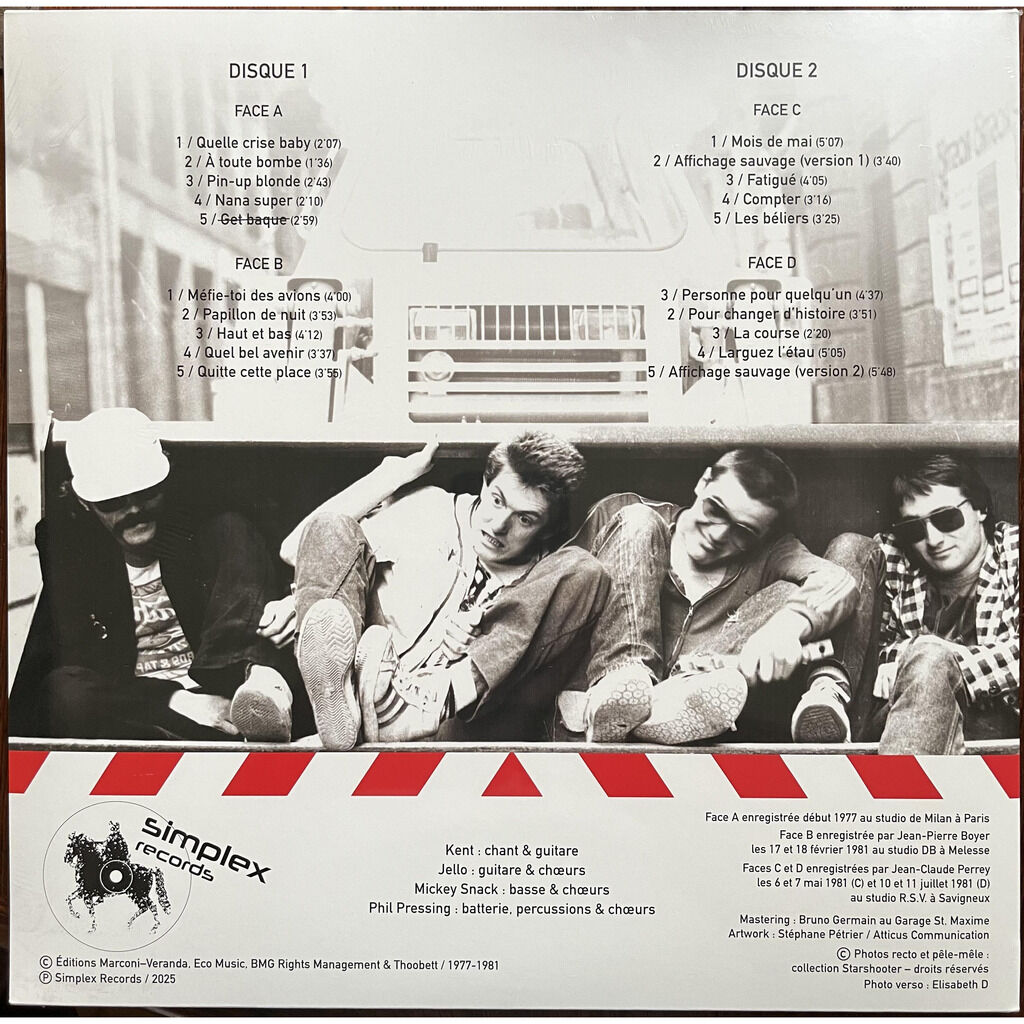  Starshooter  -  garage bandes 1977-1981 